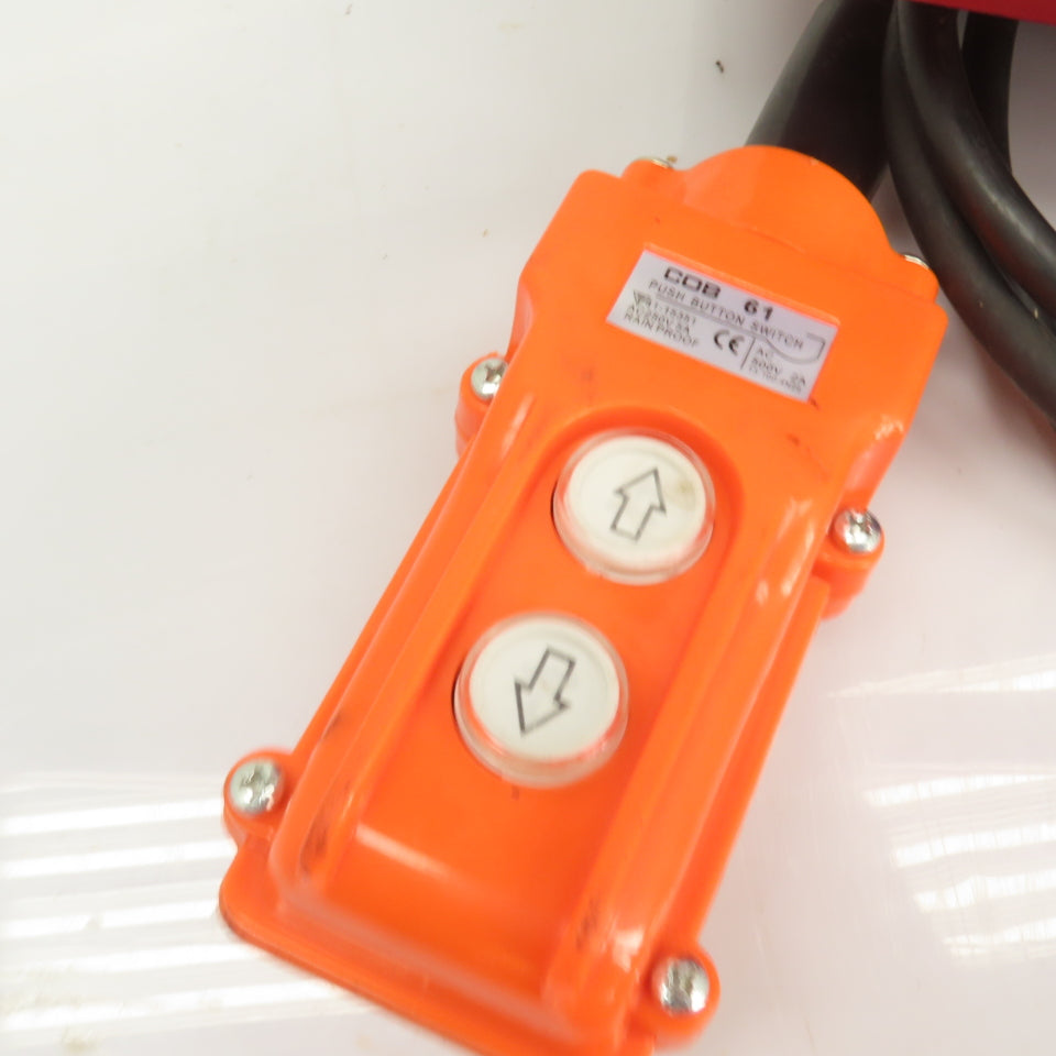 Dayton 4GU71 500lb Electric Chain Hoist 115V 1Ph 10' Lift 8FPM