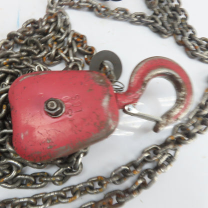 Dayton 4GU71 500lb Electric Chain Hoist 115V 1Ph 10' Lift 8FPM