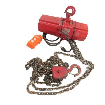 Dayton 4GU71 500lb Electric Chain Hoist 115V 1Ph 10' Lift 8FPM