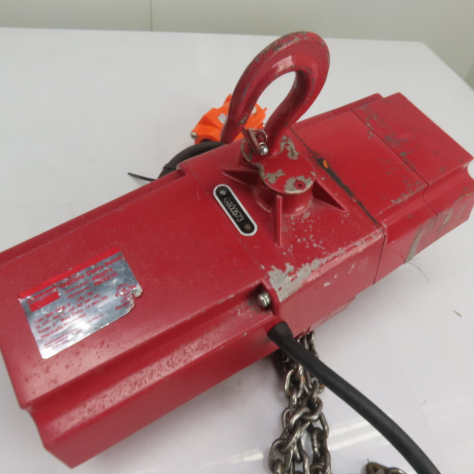 Dayton 4GU71 500lb Electric Chain Hoist 115V 1Ph 10' Lift 8FPM