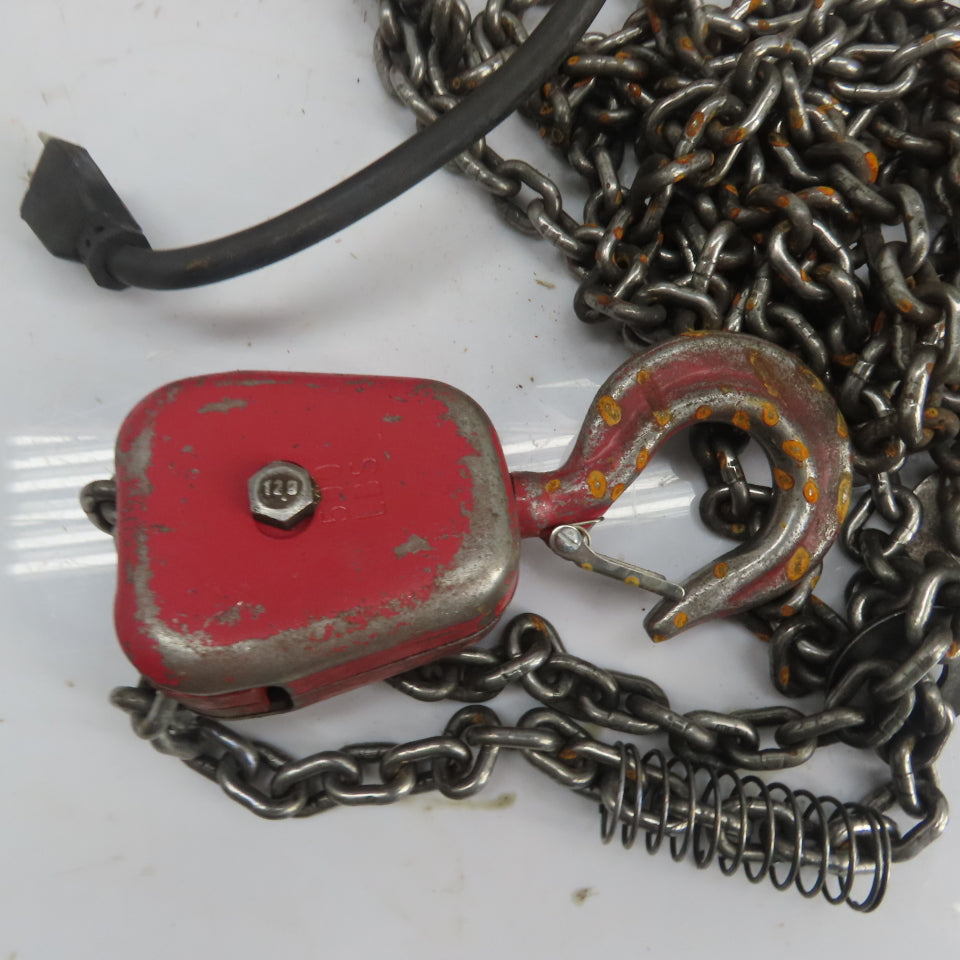 Dayton 4GU71 500lb Electric Chain Hoist 115V 1Ph 10' Lift 8FPM