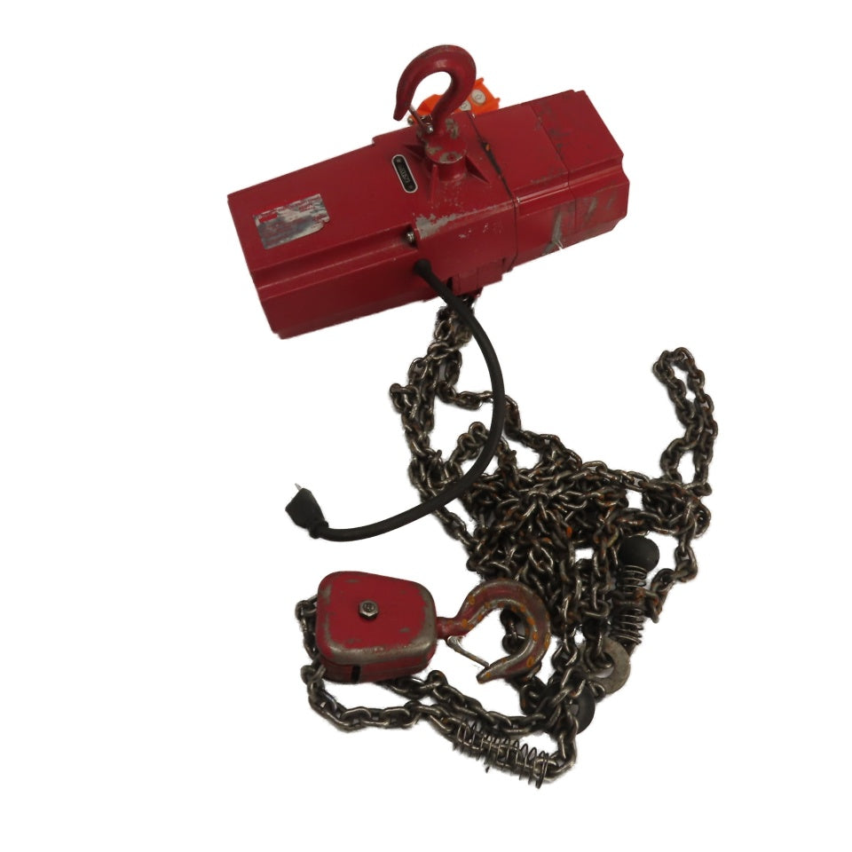 Dayton 4GU71 500lb Electric Chain Hoist 115V 1Ph 10' Lift 8FPM