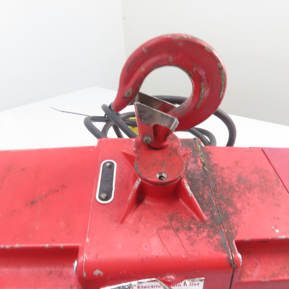 Dayton 4GU71 500lb Electric Chain Hoist 115V 1Ph 10' Lift 8FPM