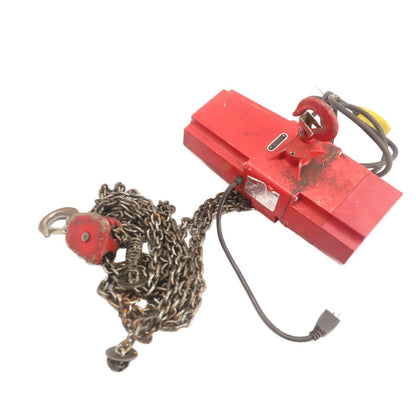 Dayton 4GU71 500lb Electric Chain Hoist 115V 1Ph 10' Lift 8FPM