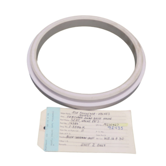 Allen-Sherman-Hoff 14589 8" Ash Conveyor Tertiary Dump Gate Valve Seat Ceramic