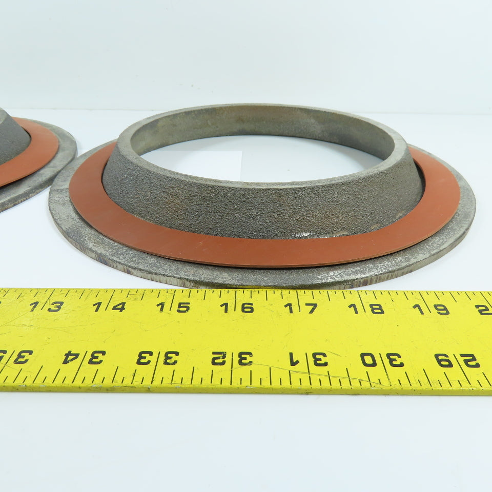 DeZurik 8" Cast Deflection Cone for Knife Gate Valve
