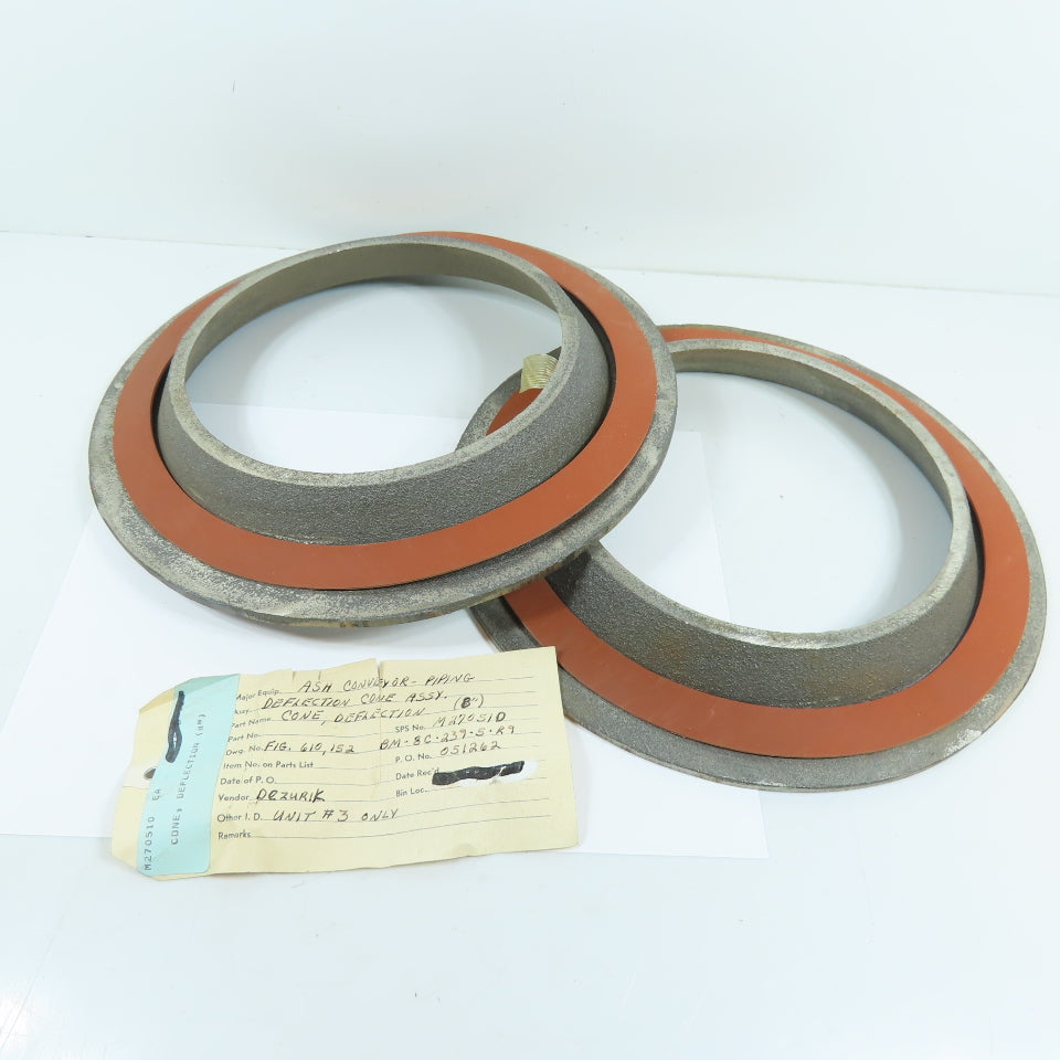 DeZurik 8" Cast Deflection Cone for Knife Gate Valve