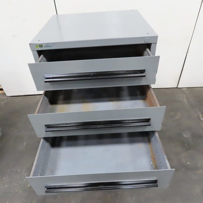 Stanley Vidmar 6 Drawer Small Parts Tool Storage Shop Cabinet 30" x 28" x 59"