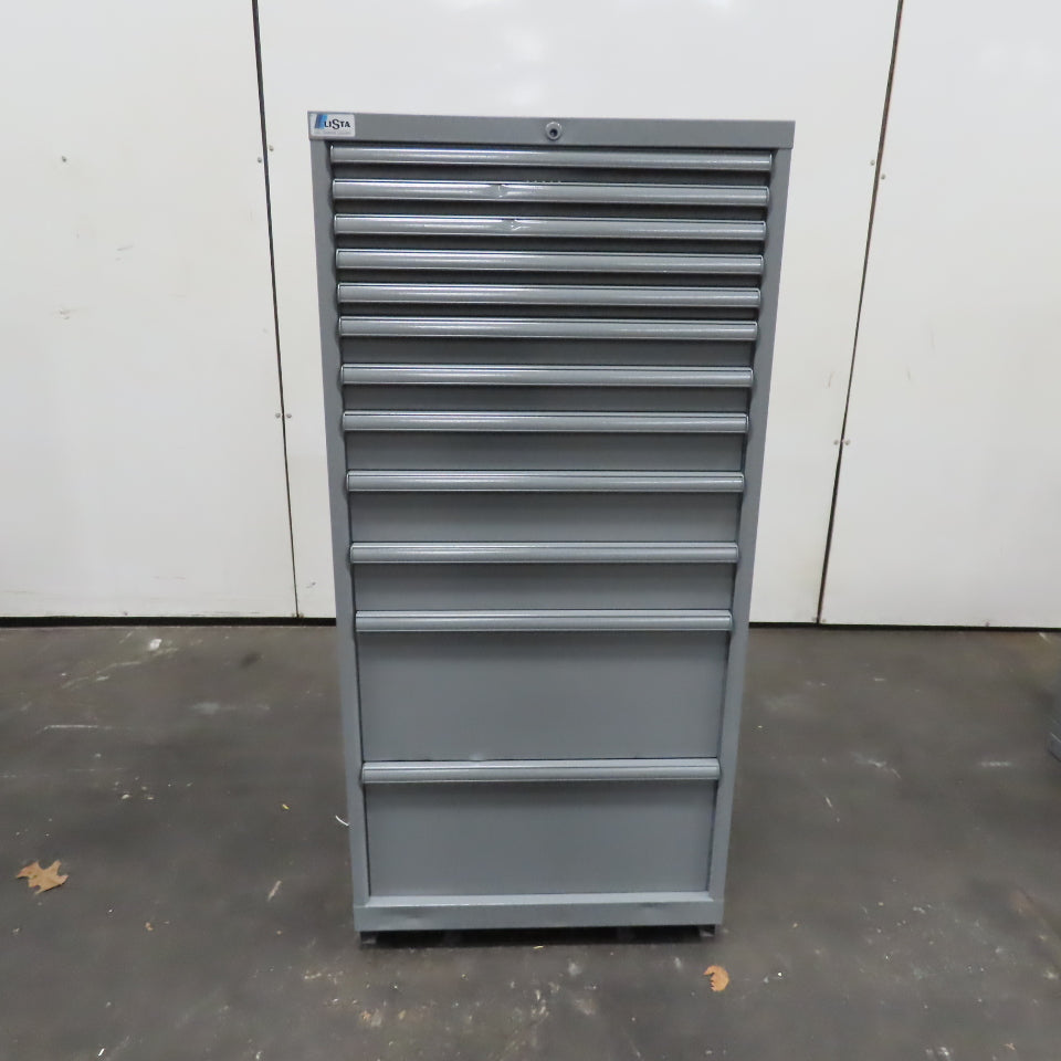 Stanley Vidmar 6 Drawer Small Parts Tool Storage Shop Cabinet 30" x 28" x 59"