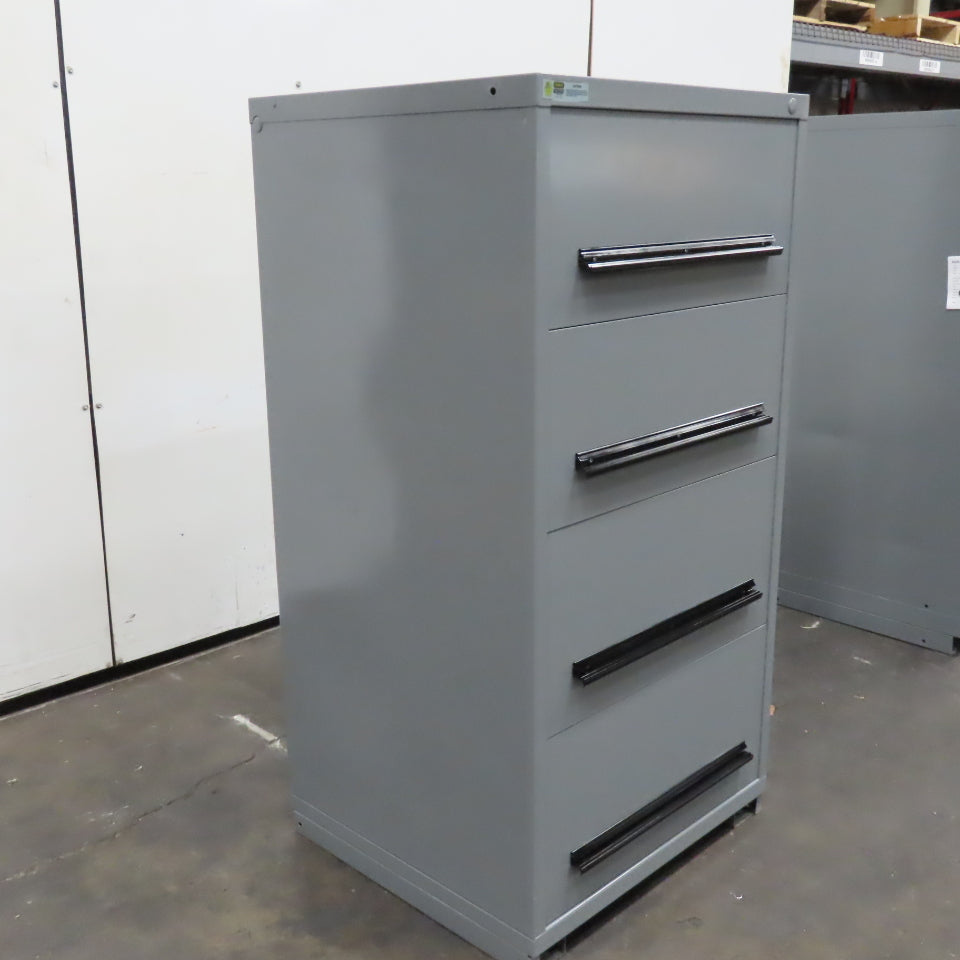 Stanley Vidmar 4 Drawer Small Parts Tool Storage Shop Cabinet 28" x 30" x 60"