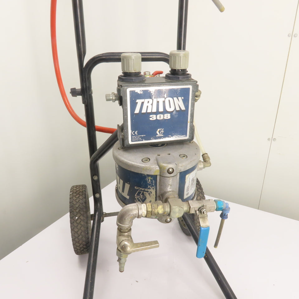 Graco Triton 308 Diaphragm Pump Cart Spray Package w/ L60M10 Gun
