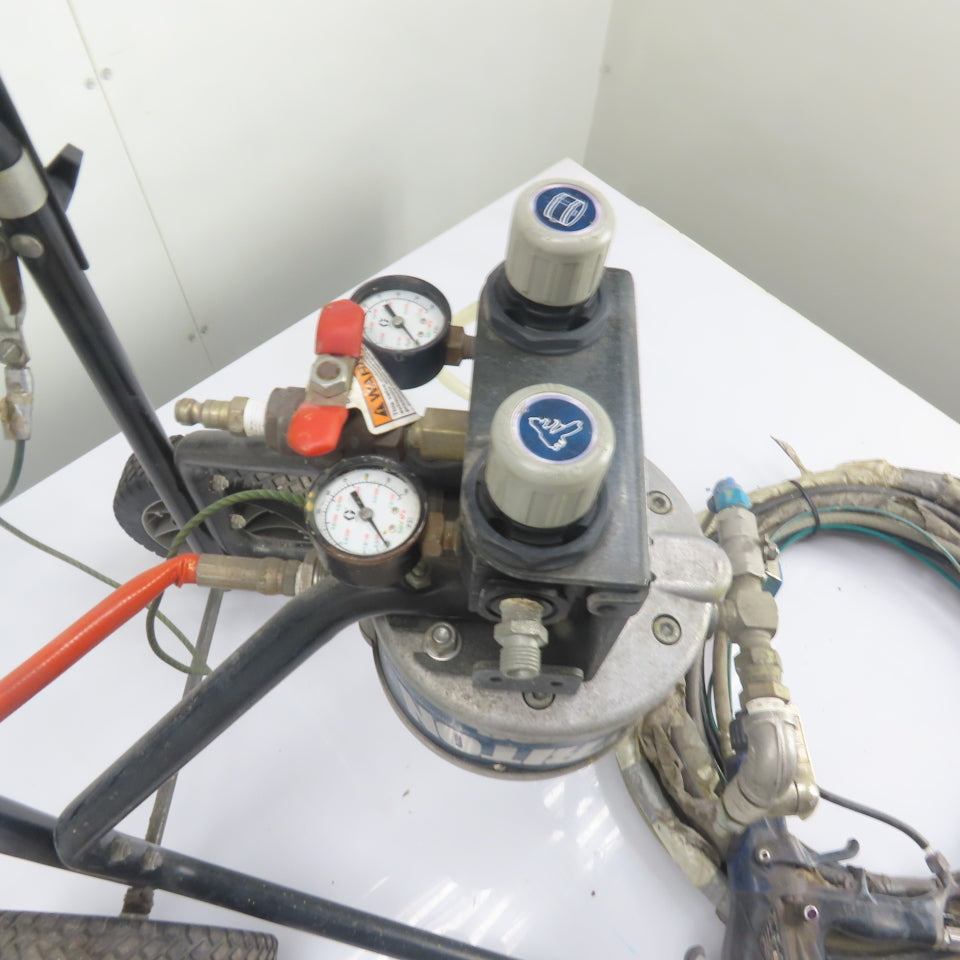 Graco Triton 308 Diaphragm Pump Cart Spray Package w/ L60M10 Gun