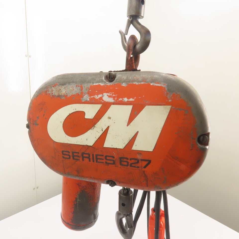 CM Model L 1 Ton 2000 Electric Chain Hoist 3Ph 240/480V 3Ph 16FPM 10' Lift