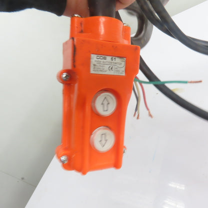 CM Model L 1 Ton 2000 Electric Chain Hoist 3Ph 240/480V 3Ph 16FPM 10' Lift