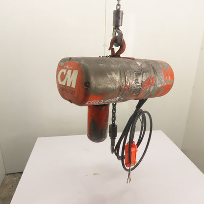 CM Model L 1 Ton 2000 Electric Chain Hoist 3Ph 240/480V 3Ph 16FPM 10' Lift