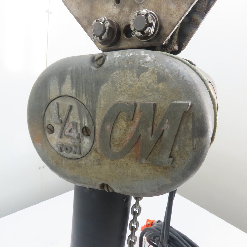CM Lodestar Model B 1/4 Ton 500LB Electric Chain Hoist 3Ph 220-480V 35' Lift