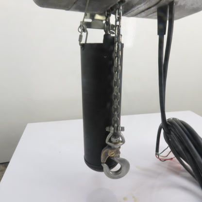 CM Lodestar Model B 1/4 Ton 500LB Electric Chain Hoist 3Ph 220-480V 35' Lift