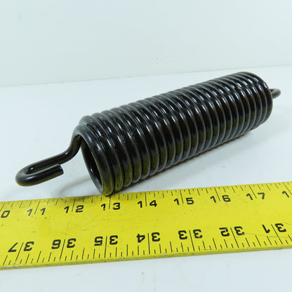Heavy Duty Black Extension Spring w/Hook Ends 2-1/4" OD x 10" OAL