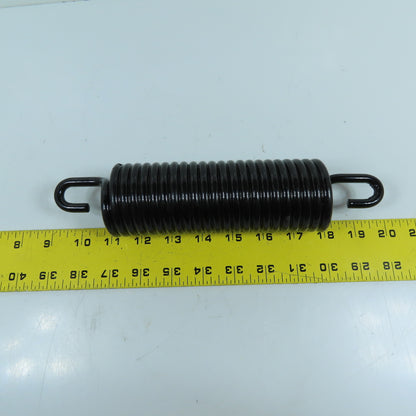 Heavy Duty Black Extension Spring w/Hook Ends 2-1/4" OD x 10" OAL