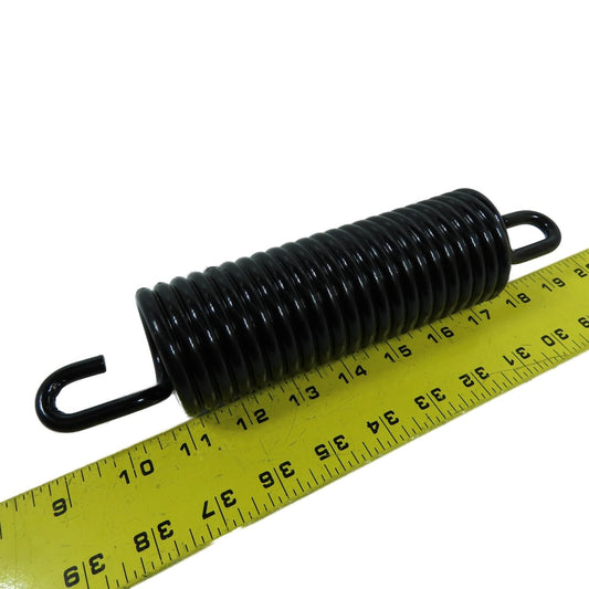 Heavy Duty Black Extension Spring w/Hook Ends 2-1/4" OD x 10" OAL