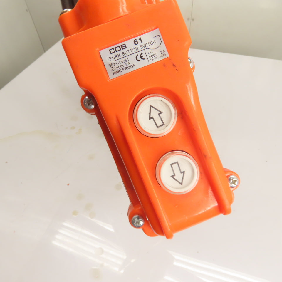 CM Lodestar Model RR 2Ton 4000LB Electric Chain Hoist 15'Lift 16FPM 440-480V 3Ph
