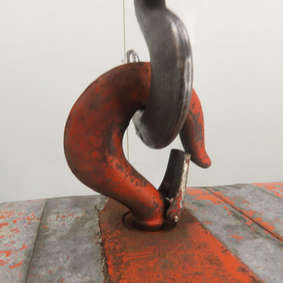 CM Model L 1 Ton 2000LB Electric Chain Hoist 10' Lift 240/480V 3Ph 16FPM