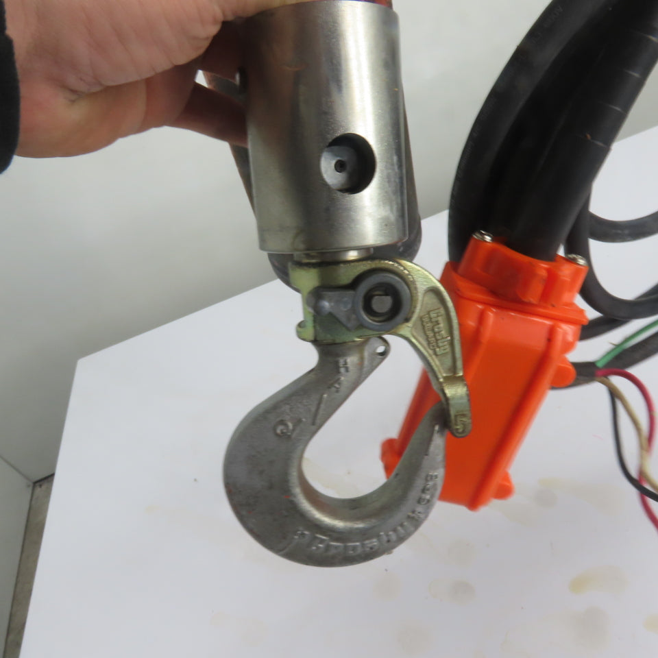 CM Model L 1 Ton 2000LB Electric Chain Hoist 10' Lift 240/480V 3Ph 16FPM