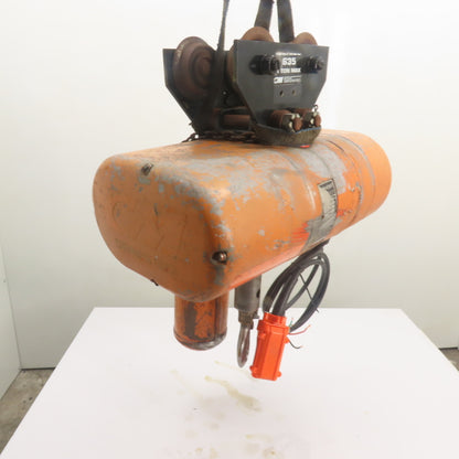 CM Model L 1 Ton 2000LB Electric Chain Hoist 240/480V 3Ph 10' Lift 16FPM