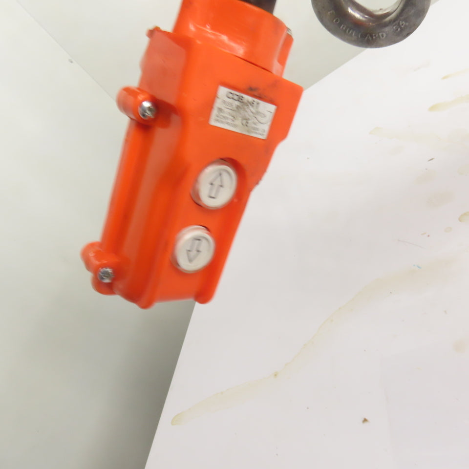 CM Model L 1 Ton 2000LB Electric Chain Hoist 240/480V 3Ph 10' Lift 16FPM