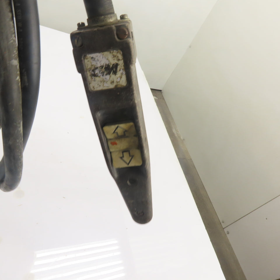 CM Lodestar Model A 1/8Ton 250LB Electric Chain Hoist 240/480V 3Ph 10'Lift 32FPM