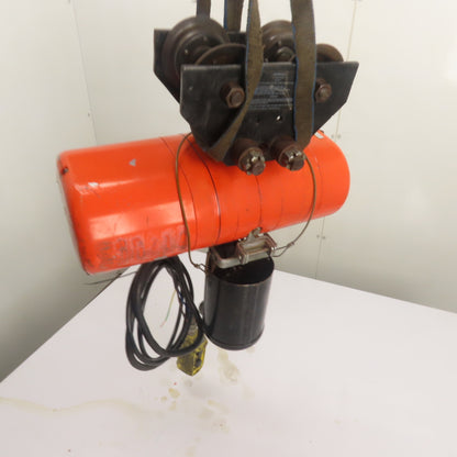 CM Lodestar Model B 1/4Ton 500LB Electric Chain Hoist 3Ph 240/480V 10'Lift 16FPM