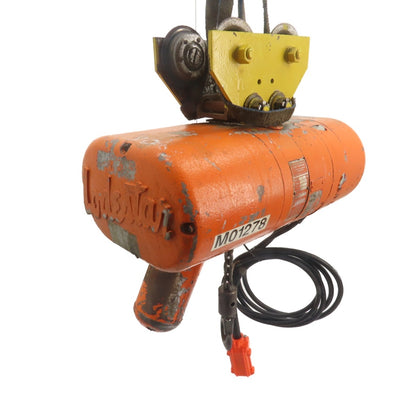 CM Lodestar Model L 1 Ton 2000LB Electric Chain Hoist 3Ph 440-480V 10'Lift 16FPM