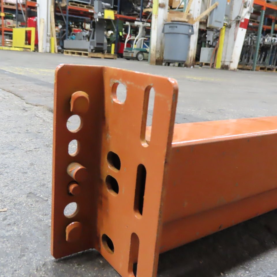 10' x 5" x 2.75" Tear Drop Pallet Racking Beam Shelf