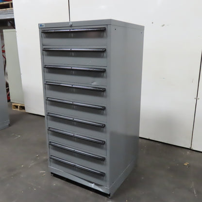 Lista 9 Drawer Industrial Tool Small Parts Storage Cabinet 28" x 28" x 60"