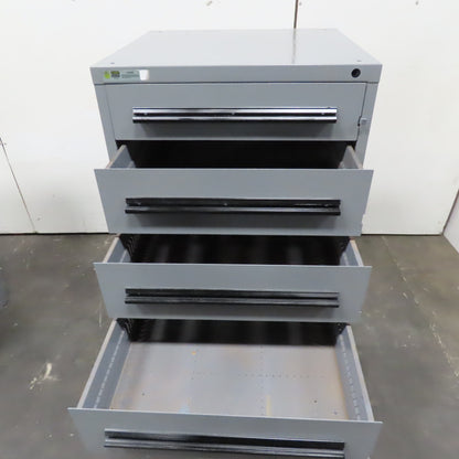 Stanley Vidmar 7 Drawer Tool Small Parts Storage Cabinet 30" x 28" x 59"