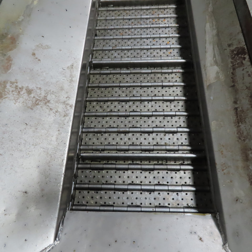 Turbo 6475-8362 Incline Chip Conveyor 1-3FPM 115V 1Ph 1/4H 10" x 113" Long