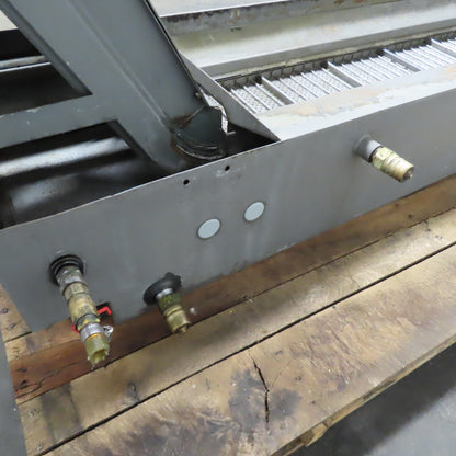 Turbo 6475-8362 Incline Chip Conveyor 1-3FPM 115V 1Ph 1/4H 10" x 113" Long