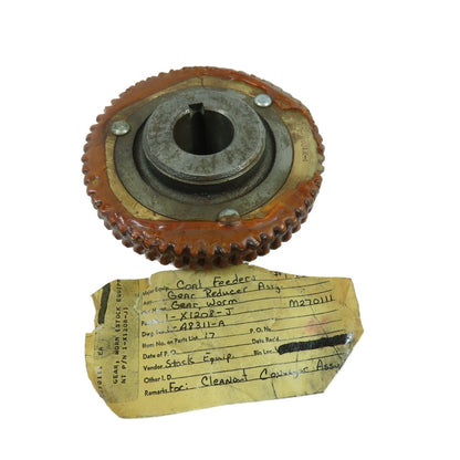 Stock Equipment 1-A8311-A 1-X1208-J Worm Gear for Coal Feeder Reducer