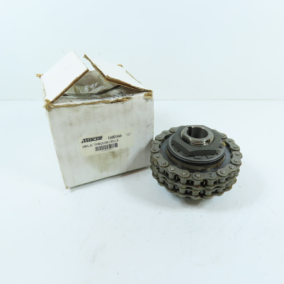 Morse 250A-1C 168166 Torque Limiter Roller Chain Coupling 7/8" Bore
