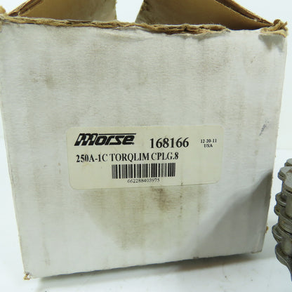 Morse 250A-1C 168166 Torque Limiter Roller Chain Coupling 7/8" Bore