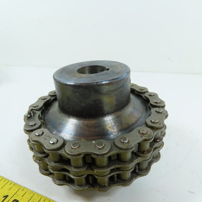 Morse 250A-1C 168166 Torque Limiter Roller Chain Coupling 7/8" Bore