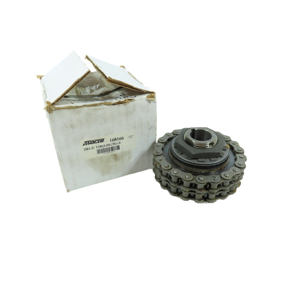 Morse 250A-1C 168166 Torque Limiter Roller Chain Coupling 7/8" Bore