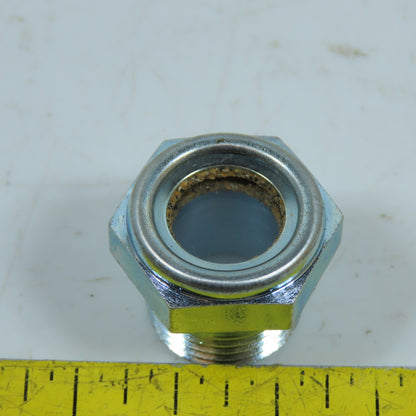1/2" NPT Sight Glass Zinc