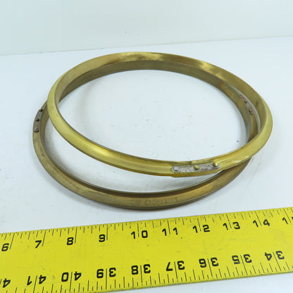 General Electric 34A77042-5 Split Brass Oil Ring Lot Of 2