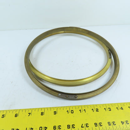 General Electric 34A77042-5 Split Brass Oil Ring Lot Of 2