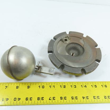 Clark-Reliance 539 3" 300# Float Trap Cover Assembly w/ Stainless Float Ball