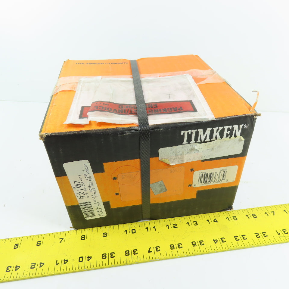 Timken 67388-90020 Tapered Roller Bearing Double Cone & Double Cup Set 5" Bore
