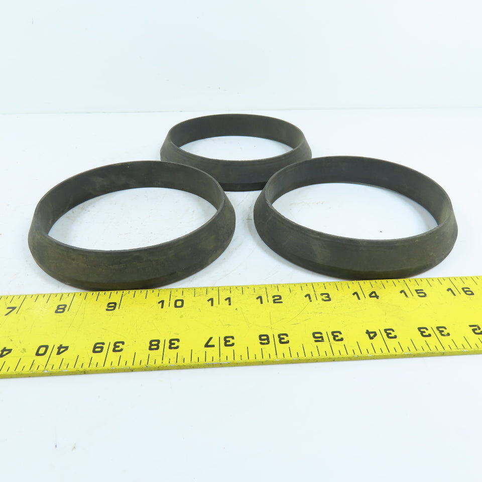 Dresser Style 38 4" I.D. Pipe Coupling Rubber Gasket Seal Ring Grade 27 Lot Of 3