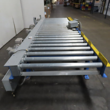 Industrial Kinetics 3 Zone Power Roller Conveyor 230/460V 1Hp 48" x 120" 14.5FPM