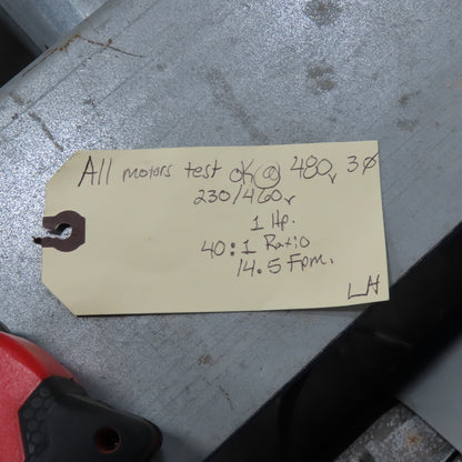 Industrial Kinetics 3 Zone Power Roller Conveyor 230/460V 1Hp 48" x 120" 14.5FPM